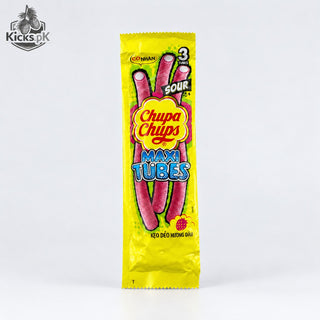 Chupa Chups Maxi Tubes Strawberry Flavour 24g | Fruity Strawberry Candy
