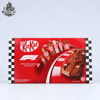 Nestle KitKat Formula 1 Official Chocolate Gift Box with Race Car Chocolate 230g | KitKat F1 Chocolate Selection Price in Pakistan
