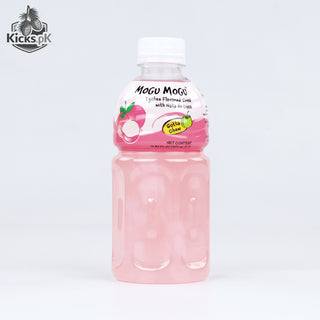 Mogu Mogu Lychee Flavored Drink With Nata De Coco 320ML, imported drink in Pakistan