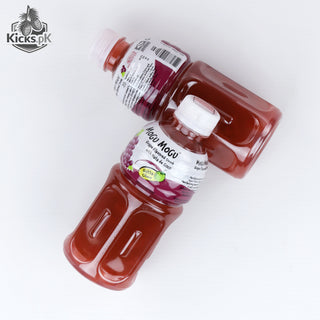 Mogu Mogu Grape Flavored Drink With Nata De Coco 320 ML, imported drink, view 2