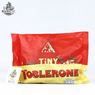 TOBLERONE Tiny Milk Chocolate with Almond Nougat 168 GM, imported chocolate in Pakistan
