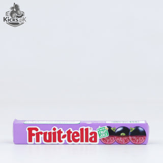 Fruit-tella Chewy Toffee Blackcurrant Flavour 32.4GM, imported candy in Pakistan