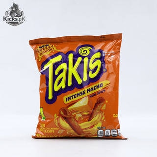 Takis Intense Nacho Cheese Tortilla Chips 92.3g, imported chips in Pakistan