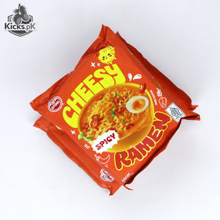 Otoki Spicy Cheesy Ramen Noodles 110g, Korean and Asian instant noodles, view 2
