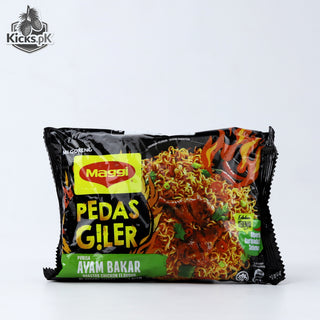 MAGGI Pedas Giler Ayam Bakar Instant Noodles 80g, Korean and Asian instant noodles in Pakistan