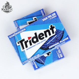 Trident Bubble Gum Original Sugar Free 14 Sticks 31G, imported candy, view 2