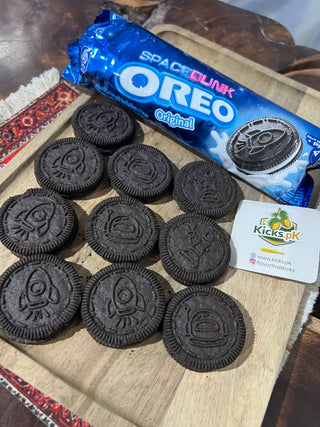 Oreo Chocolate Sandwich Cookies with Vanilla Flavored Cream Space Dunk 110G, imported biscuits, view 2
