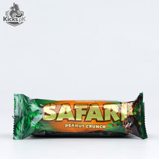 Gandour Safari Peanut Crunch Chocolate Wafer 34G, imported snack in Pakistan
