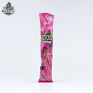 Bebeto Sour Sticks Strawberry Candy 30G, imported snack in Pakistan
