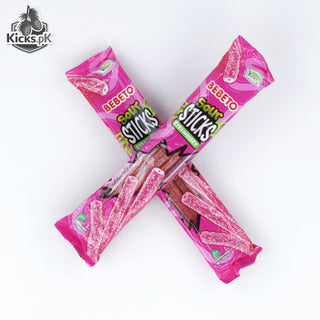 Bebeto Sour Sticks Strawberry Candy 30G, imported snack, view 2