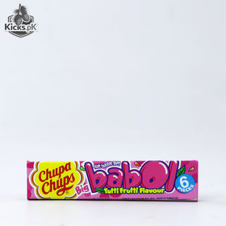 Chupa Chups Big Babol Gum 6 Pieces Tutti Frutti, imported candy in Pakistan