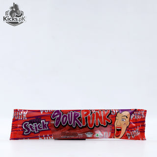 Sour Punk Candy Stick Strawberry Flavour 40g, imported candy in Pakistan