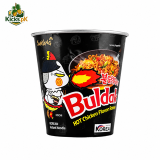 Samyang Buldak Hot Chicken Flavour Ramen Cup bowl 70g, Korean and Asian instant noodles in Pakistan