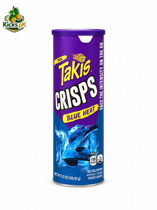 Takis Blue Heat Hot Chili Pepper Potato Crisps 155.92 G, imported chips in Pakistan