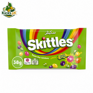 Skittles Crazy Sours Fruit Flavored Candy 38G, imported candy in Pakistan