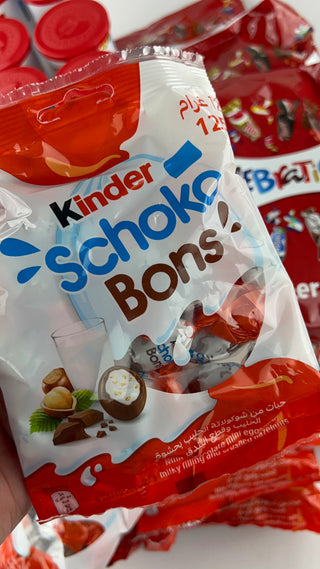 Kinder Schoko-Bons 125g | Creamy Milk Chocolate & Hazelnut Treats