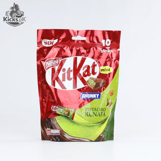 Nestle KitKat Mini Pistachio Kunafa Chunky Chocolate 166 G, Dubai chocolate in Pakistan