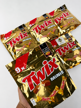 Twix Minis 9 Pieces 200g Sharing Pack, imported chocolate, view 2