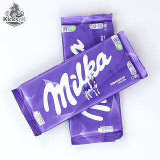 Milka Alpenmilch Chocolate Bar 100G, imported chocolate, view 2