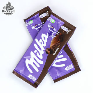 Milka Noisette Hazelnut Nougat Cream Chocolate Bar 100G, imported snack, view 2