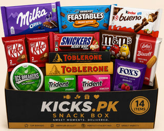 14 Item Premium Snack Box, imported snack box in Pakistan