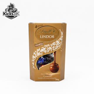 Lindt LINDOR Assorted Swiss Chocolate Truffles 200g, imported chocolate in Pakistan
