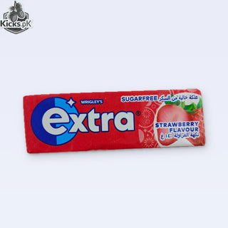 Wrigley’s Extra Strawberry Flavour Sugar Free Chewing Gum Pack 14g | Sweet Strawberry Fresh Breath Gum Price in Pakistan