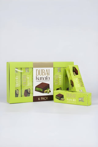 Kunafa Viral Dubai Chocolate With Pistachio Pack Of 6 240G, Dubai chocolate, view 2