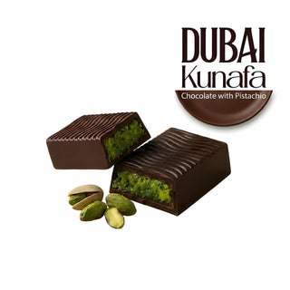 Kunafa Viral Dubai Chocolate With Pistachio Pack Of 6 240G, Dubai chocolate, view 4