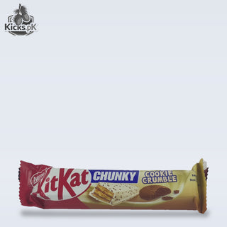 Nestlé KitKat Chunky Cookie Crumble White Chocolate Wafer Bar 38g | Crispy Wafer Chocolate Snack