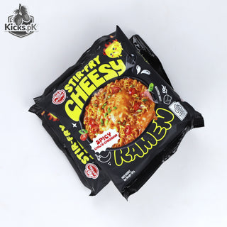 OTOKI Stir Fry Cheesy Ramen, Korean and Asian instant noodles, view 2