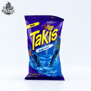 Takis Blue Heat Hot Chili Pepper Tortilla Chips 56g, imported chips in Pakistan