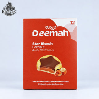 Deemah Star Biscuit Hazelnut 324g | 12 Individually Packed Biscuits