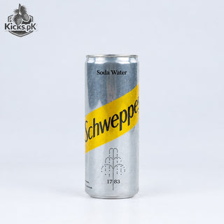 Schweppes Soda Water 220ml, imported drink in Pakistan