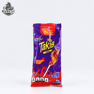 1 piece Takis Fuego Lollipop with Chili Pepper Powder 24g, imported candy in Pakistan