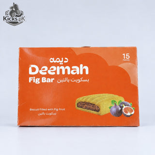 Deemah Fig Bar 315g | 15 Individually Packed Fig Biscuits, 21g Each