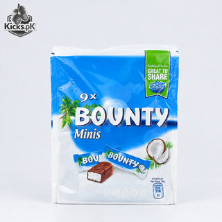 Bounty Minis Chocolate Bars 225g, imported chocolate in Pakistan