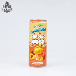 Sweet Hub Ocean Fresh Popping Boba Peach Juice Flavor 325ML, imported drink in Pakistan