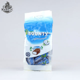 Bounty Miniatures Chocolate Coconut Bars 220G, imported chocolate in Pakistan