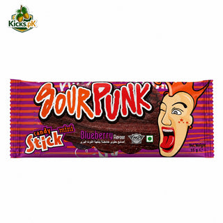 Sour Punk Candy Stick Blueberry Flavour 20g, imported candy in Pakistan