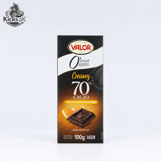 Valor Dark Chocolate 70% with Orange, imported chocolate in Pakistan