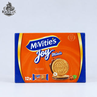 McVitie’s Joy Minis Hazelnut Biscuits 336g | Full Box of 12 Bars
