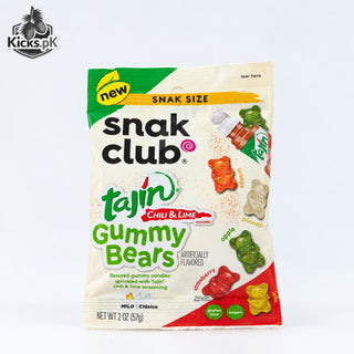 Snack Club Tajín Gummy Bears Chili & Lime 57g, imported candy in Pakistan