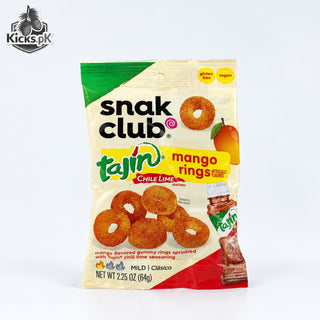 Snack Club Tajín Mango Rings 64g, imported candy in Pakistan