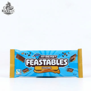MrBeast Feastables Caramel Chocolate Bar 60g | Creamy Caramel Chocolate Treat