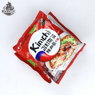 Nongshim Kimchi Ramyun Noodle Soup, Korean and Asian instant noodles, view 2