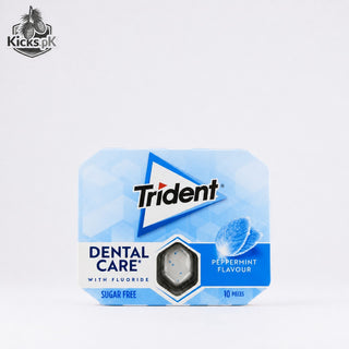 Trident Dental Care Peppermint Flavour Gum 17g, imported candy in Pakistan