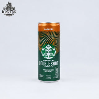 Starbucks Double Shot Espresso Caramel Drink 220ml, imported coffee in Pakistan