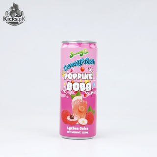 Sweet Hub Ocean Fresh Popping Boba Lychee Juice Flavor 325ML, imported drink in Pakistan