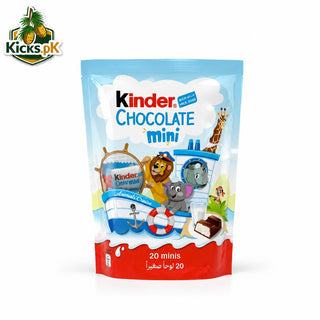 Kinder Chocolate Minis Pouch 120g, imported snack in Pakistan